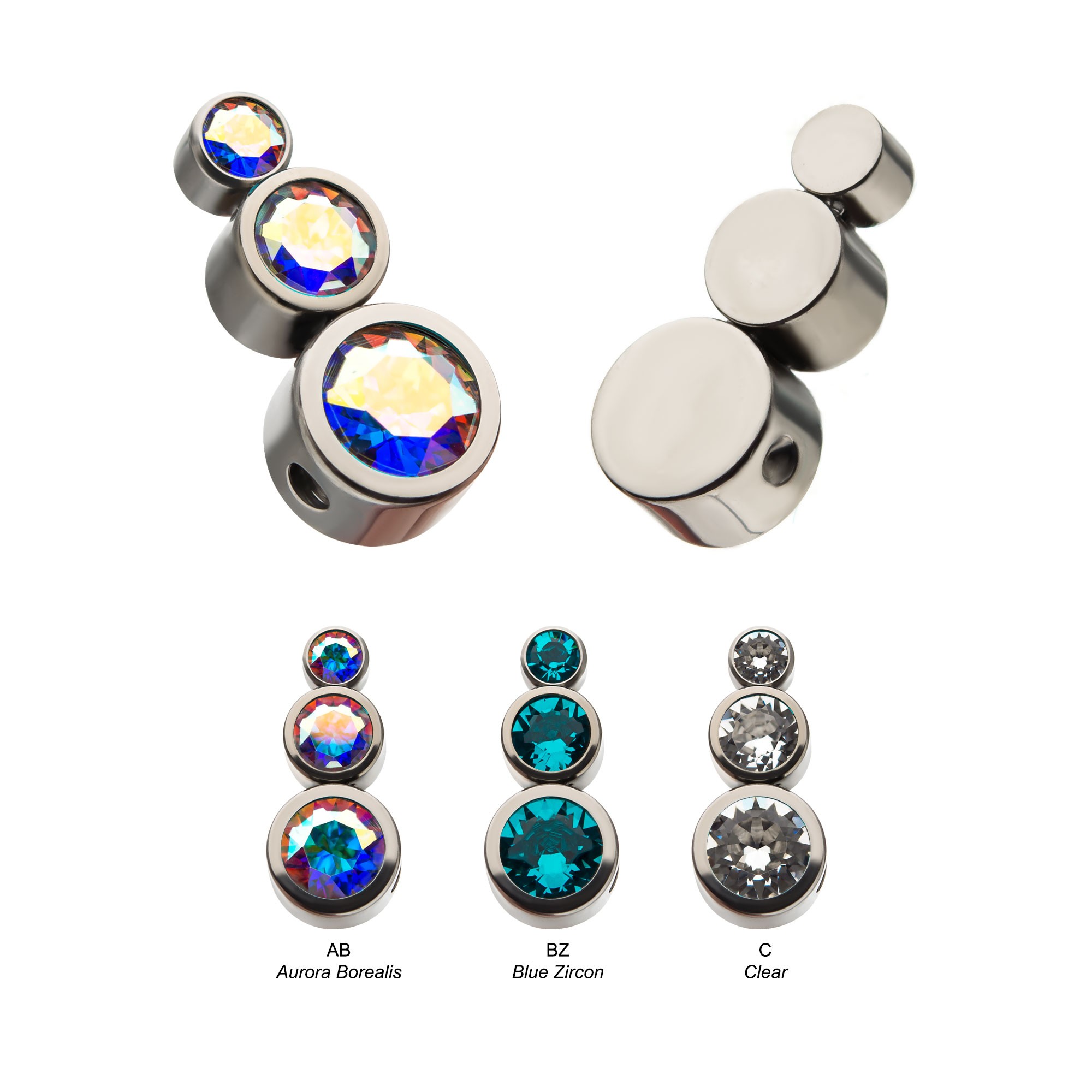 silver diamond earrings